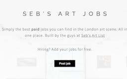 Seb's Art Jobs media 1