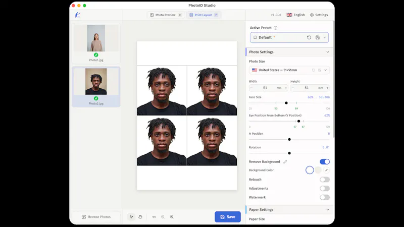 PhotoID Studio screenshot 3