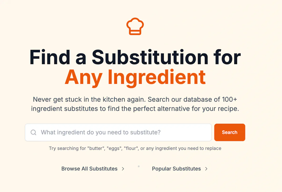 IngredientSubstitutes.com