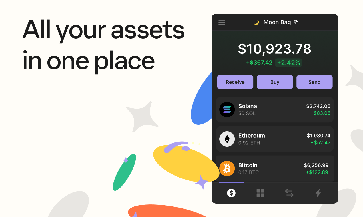 Bitcoin auf Phantom media 2