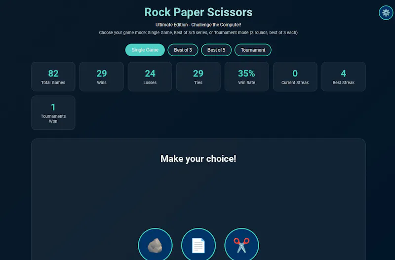 Rock Paper Scissors Ultimate screenshot 1