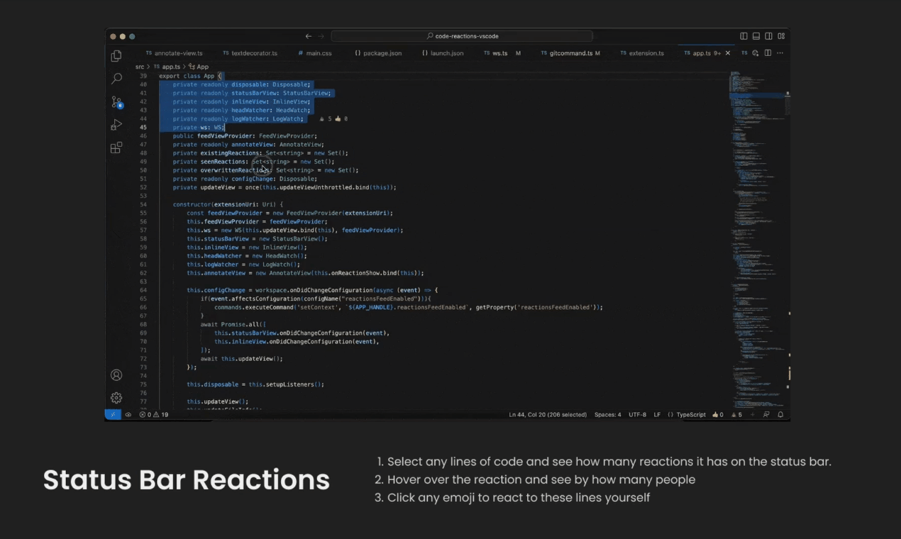 Code -reacties door adadot media 7