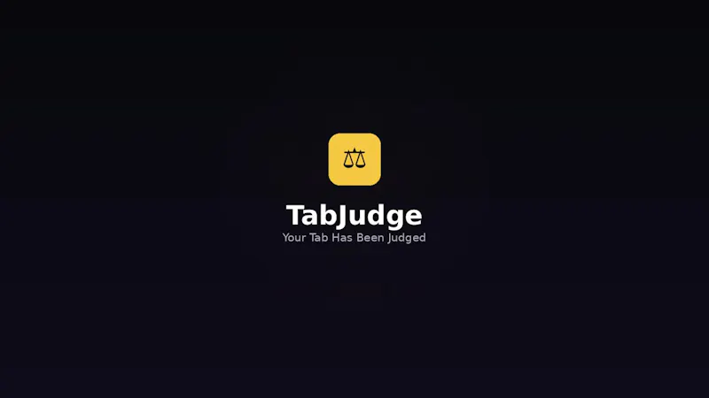 TabJudge screenshot 1 (video preview)