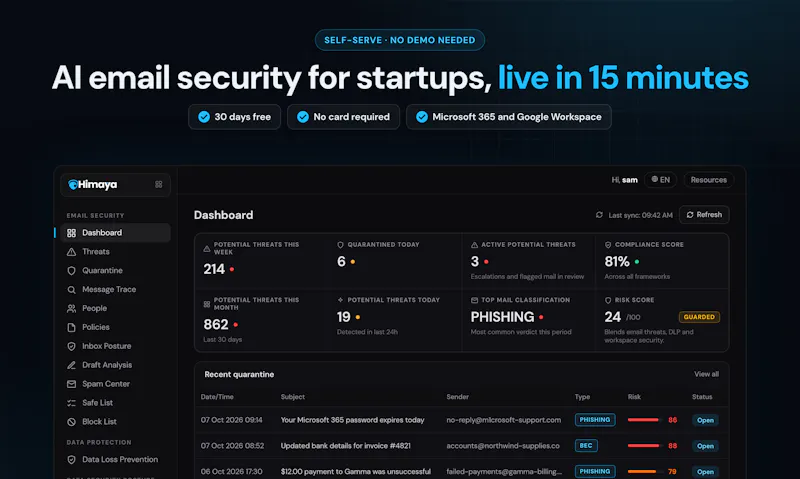 Himaya screenshot 1