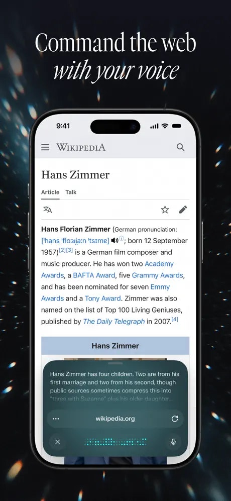Comet for iOS - Screenshot 4 showing product features and functionality