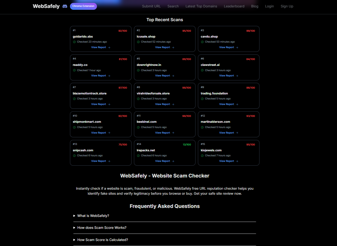 WebSafely - Screenshot 4 showing product features and functionality