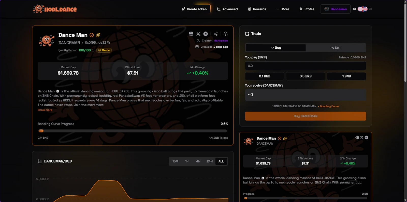 HODL.DANCE screenshot 4