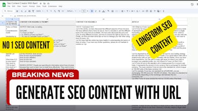 Google Bard LongForm SEO Content Creator gallery image