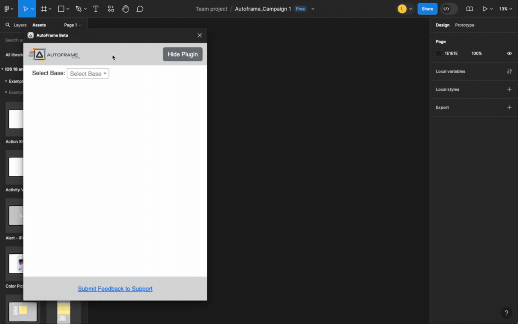 Autoframe - plug -in Airtable su Figma - Frame FIGMA autogenerati da record Airtable media 1