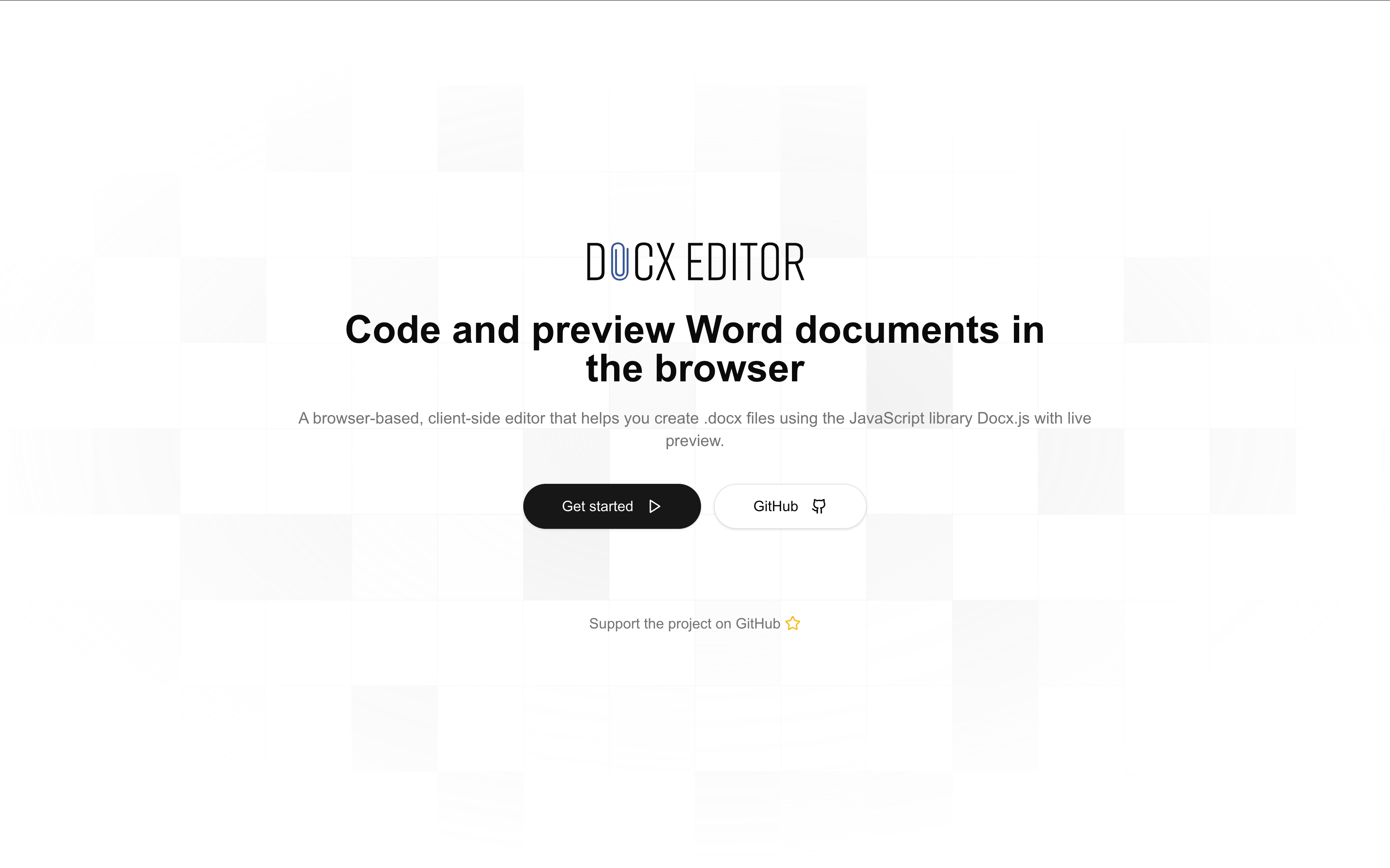 وسائط محرر DOCX.JS - محرر الكود المستند إلى المتصفح لـ DOCX.JS مع معاينة مباشرة 3