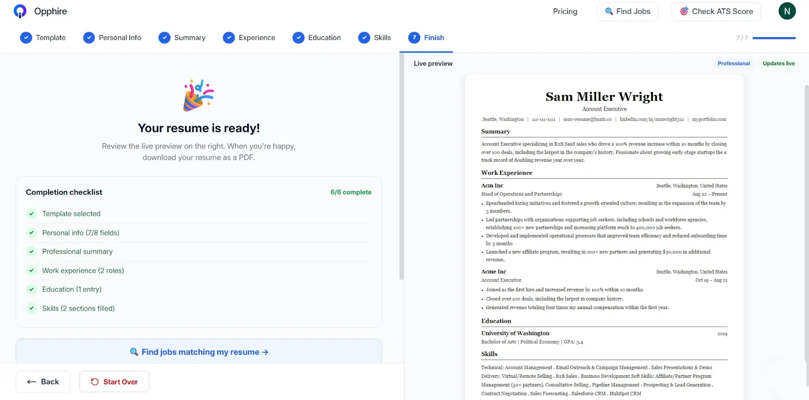 Opphire screenshot 5