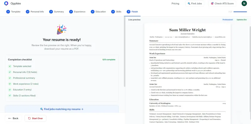 Opphire screenshot 5