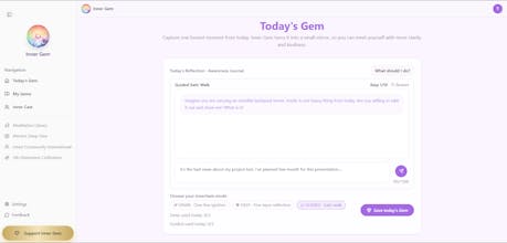 Inner Gem · Daily Awareness Journal gallery image