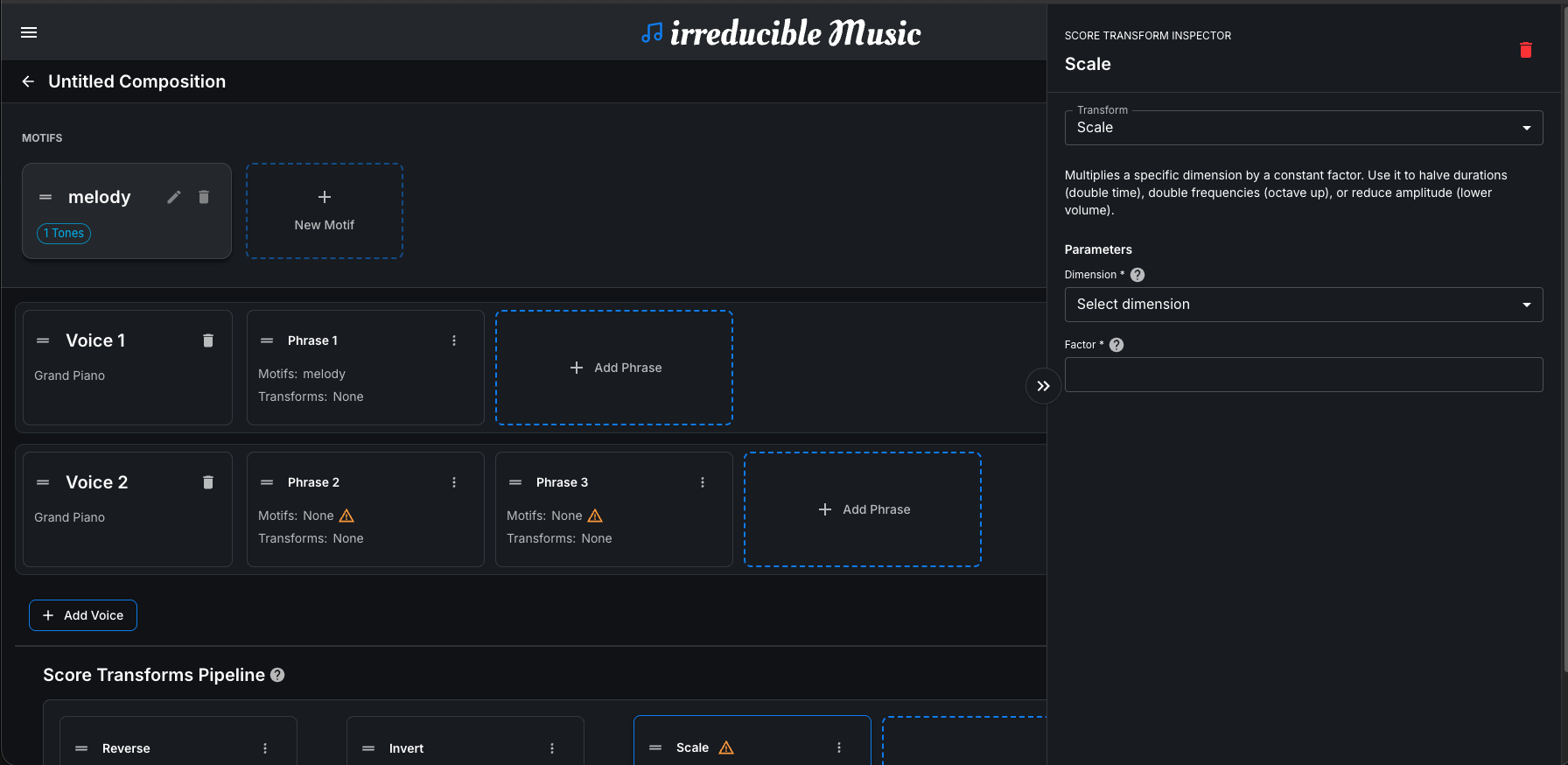 Irreducible Music gallery image