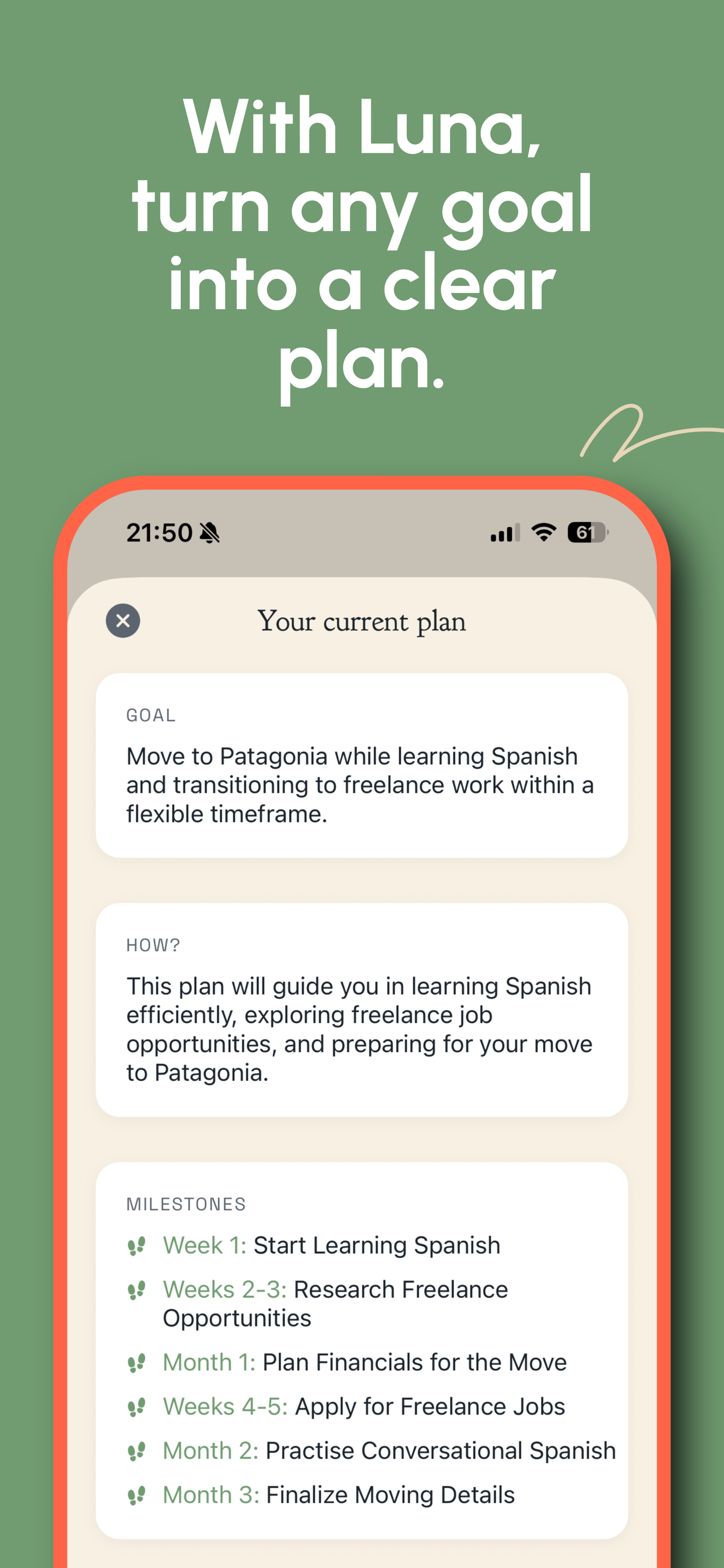 Luna - Screenshot 2 showing product features and functionality