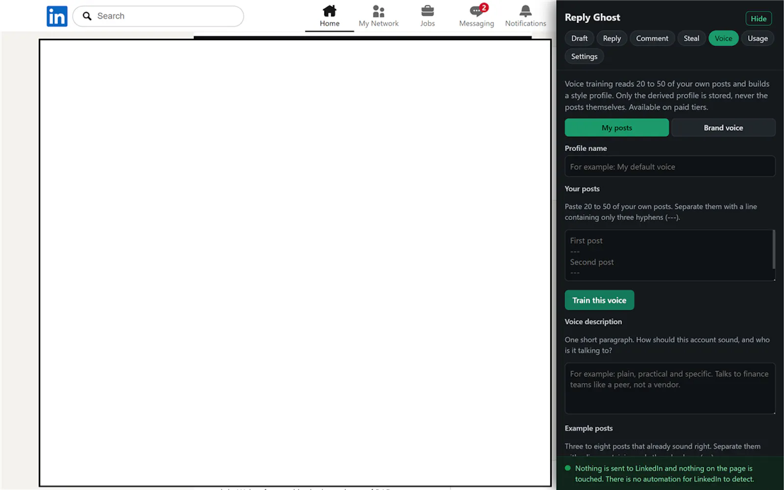 Reply Ghost screenshot 4