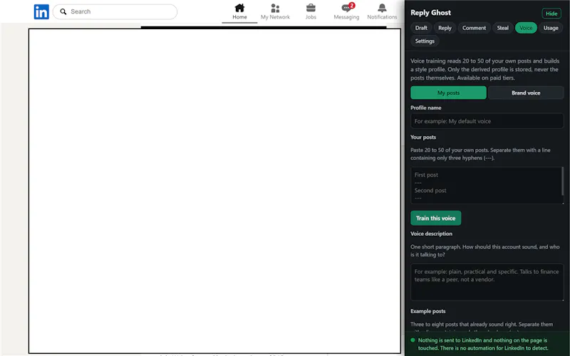 Reply Ghost screenshot 4