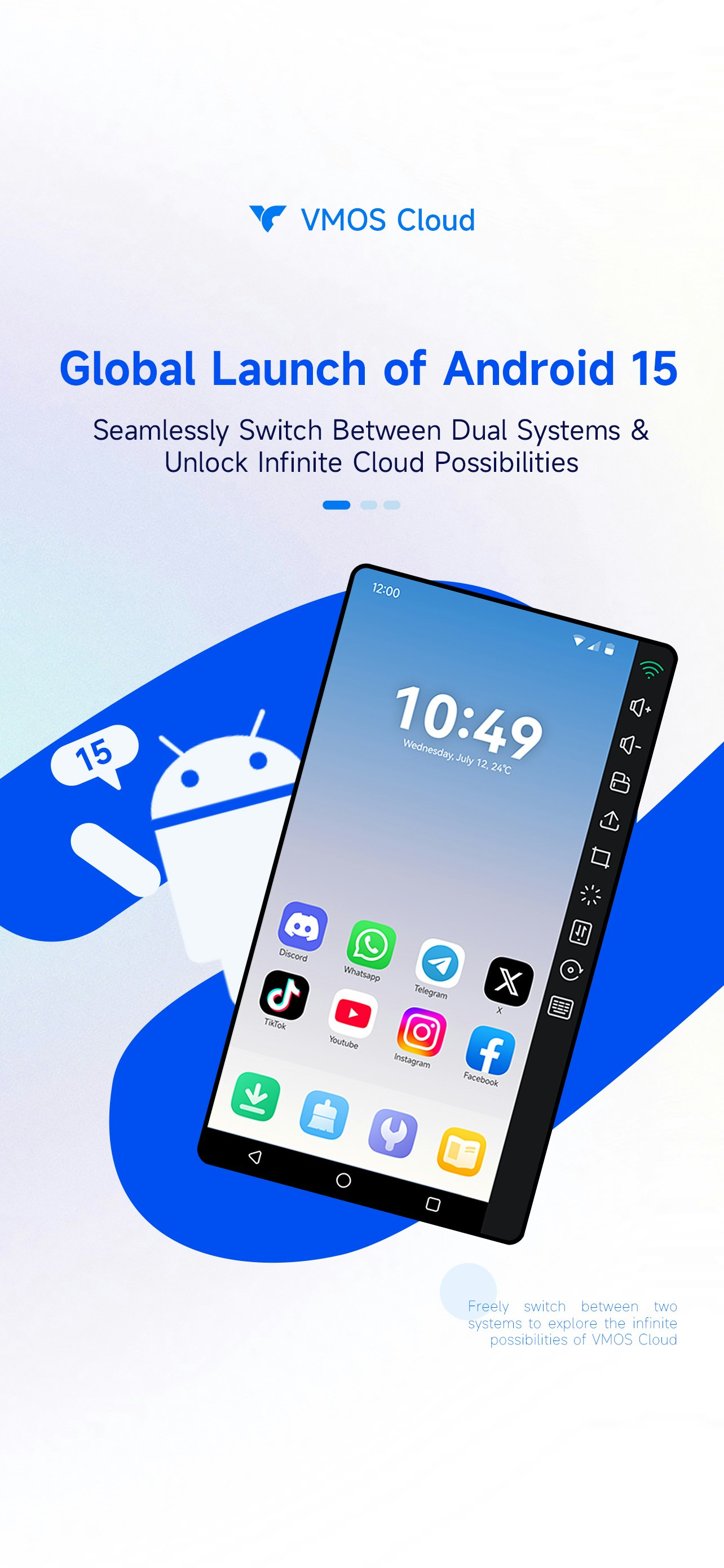 VMOSクラウド - 複数のアカウントで最も安全なAndroidクラウド電話メディア2