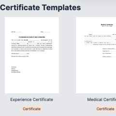 Certificate Format
