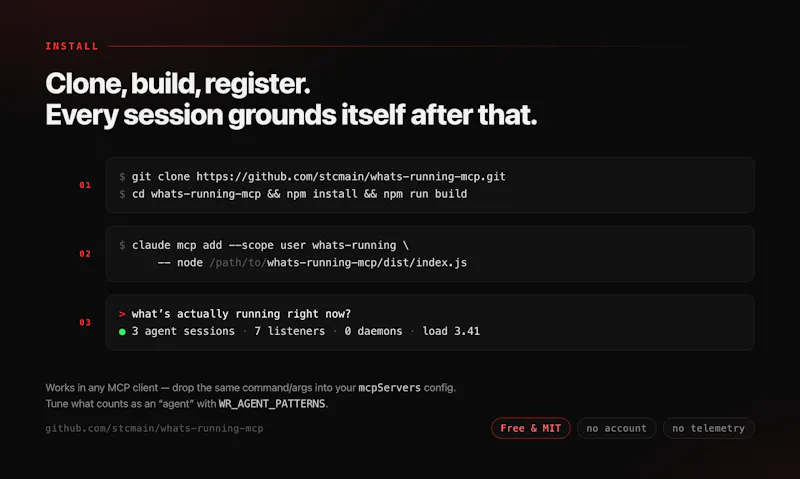 What's Running MCP screenshot 4