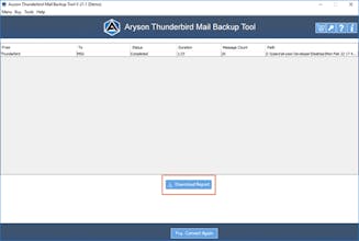 Aryson Thunderbird Backup Tool gallery image