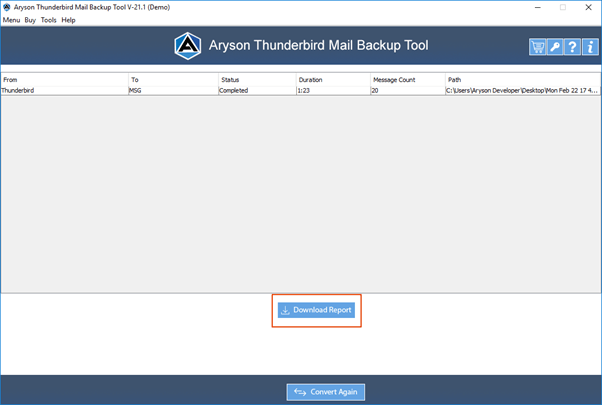 Aryson Thunderbird备用工具媒体7