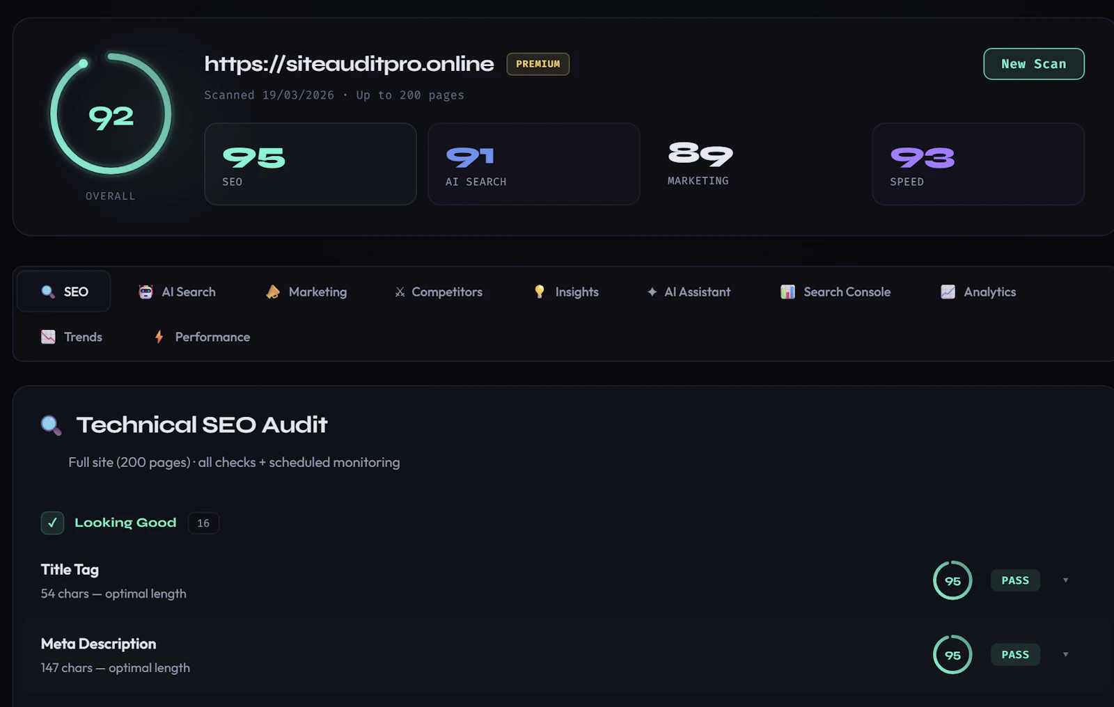 SiteAuditPro screenshot 2