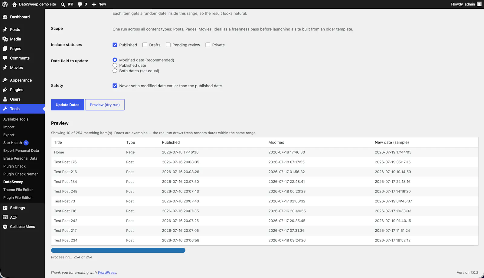 DateSweep screenshot 4