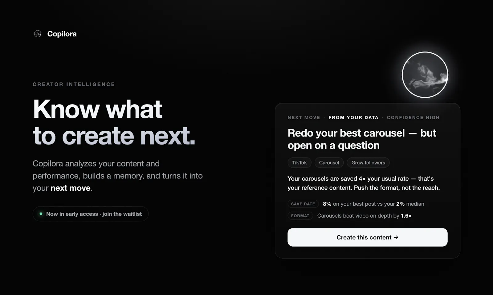 Copilora screenshot 1