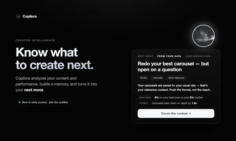 Copilora screenshot 1