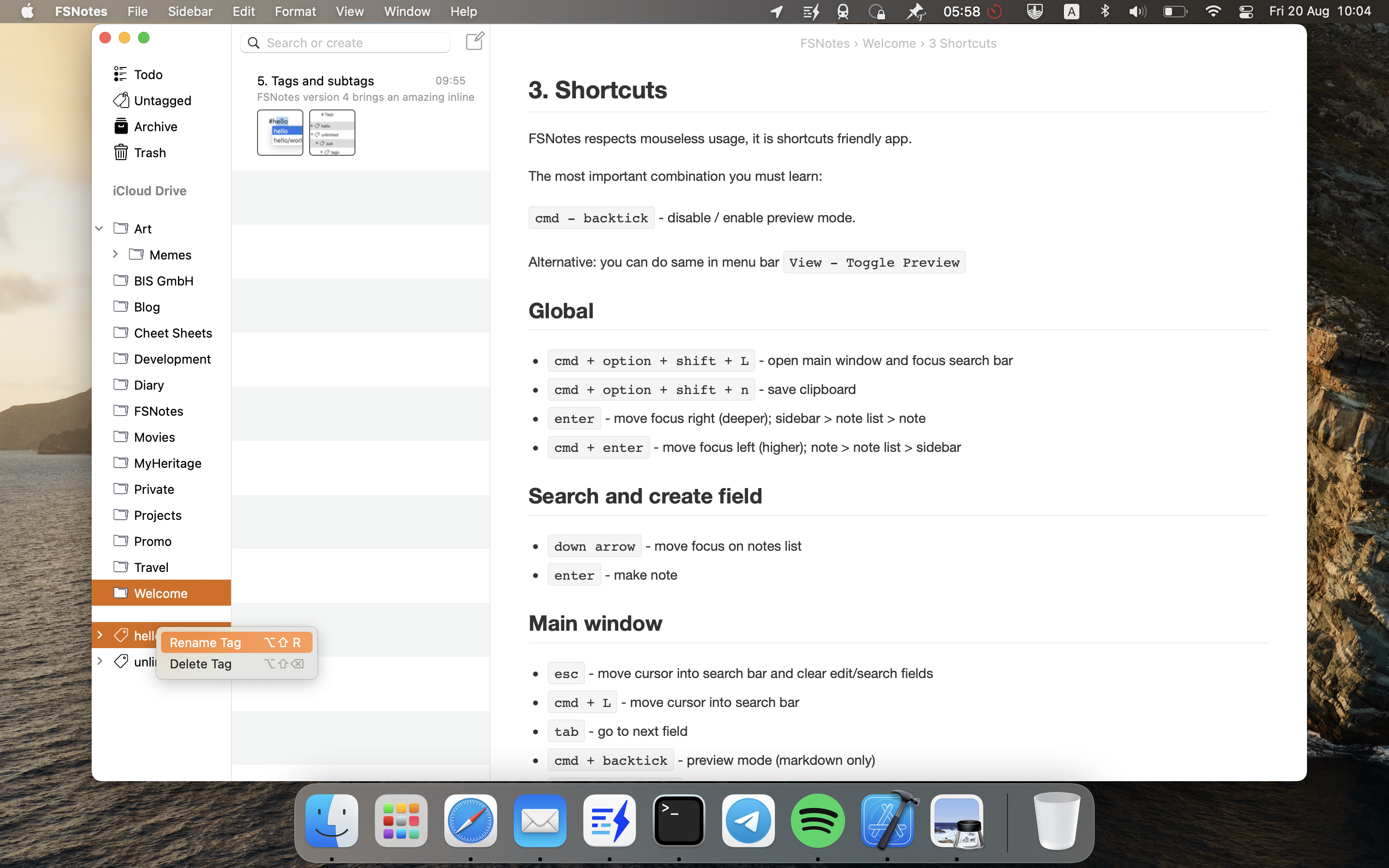 instal the new for mac FSNotes