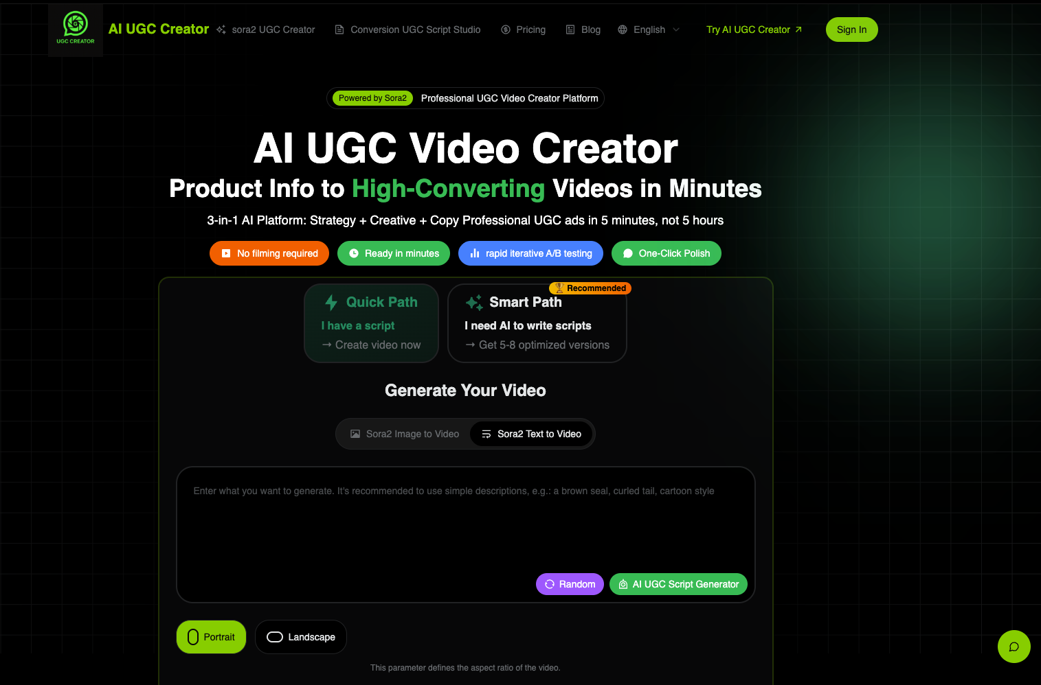 AI UGC Video Creator  gallery image