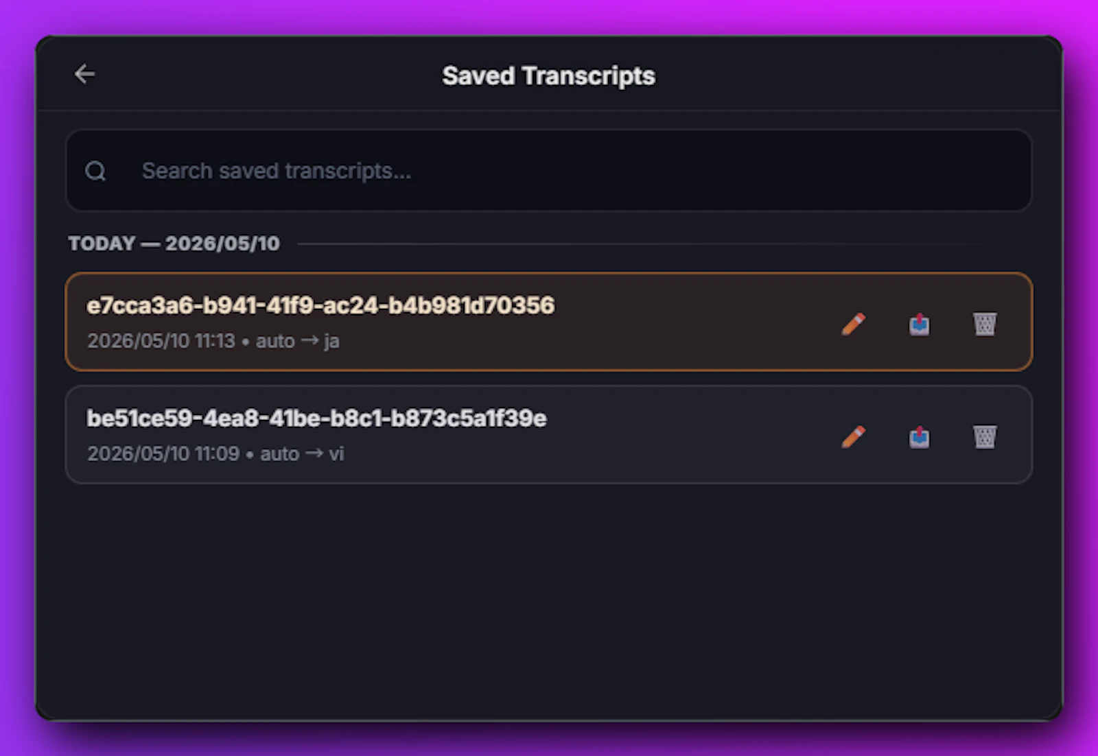 Transifyr - Realtime Speech Translation screenshot 7