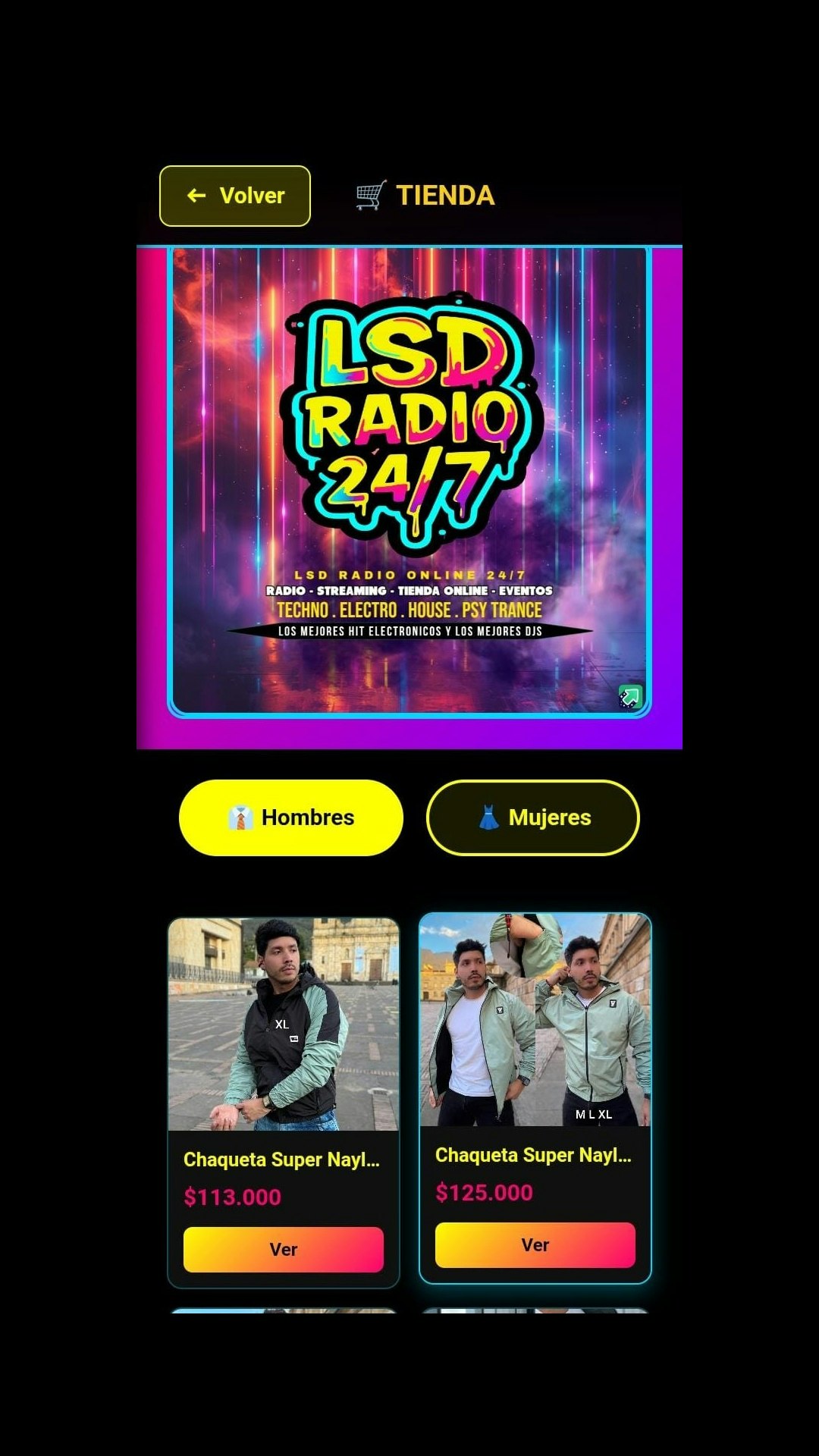 LSD Radio Online 24/7 - Screenshot 5 showing product features and functionality