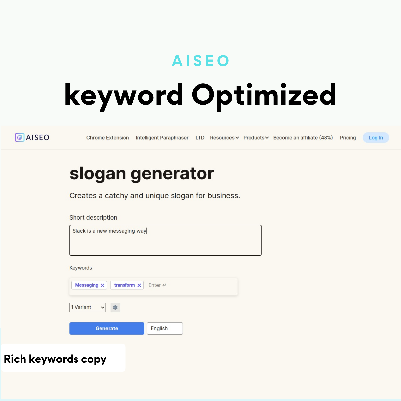 Slogan -Generator - Schafft einen eingängigen und einzigartigen Slogan für den Geschäft Medien 2
