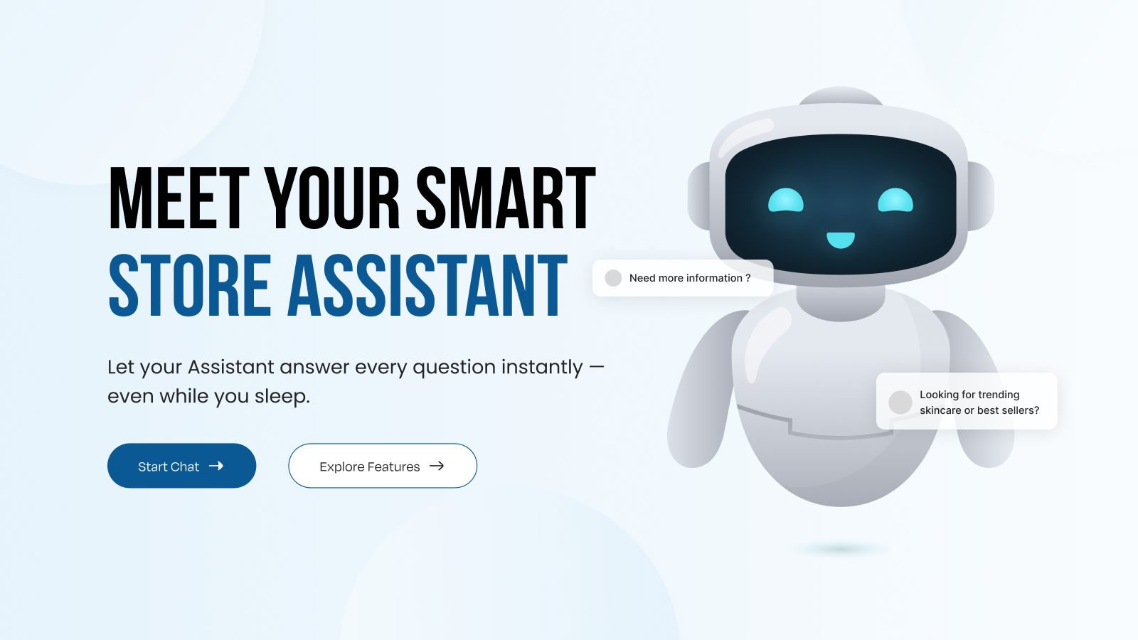 Assistant Smart Chatbot AI - Shopify