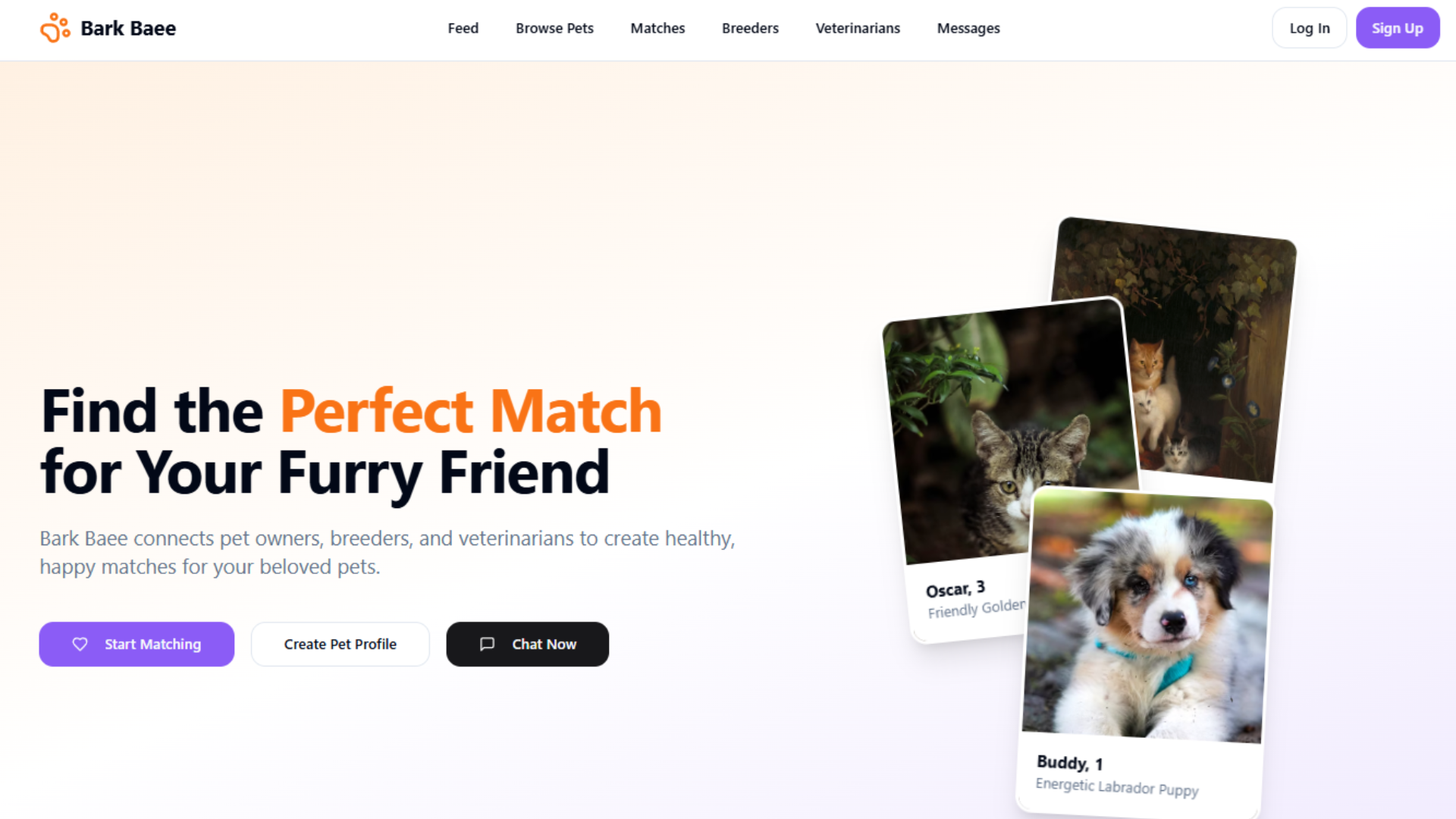 Mídia 1 de Casca Baee - Mídia social para animais de estimação com recursos pawsome