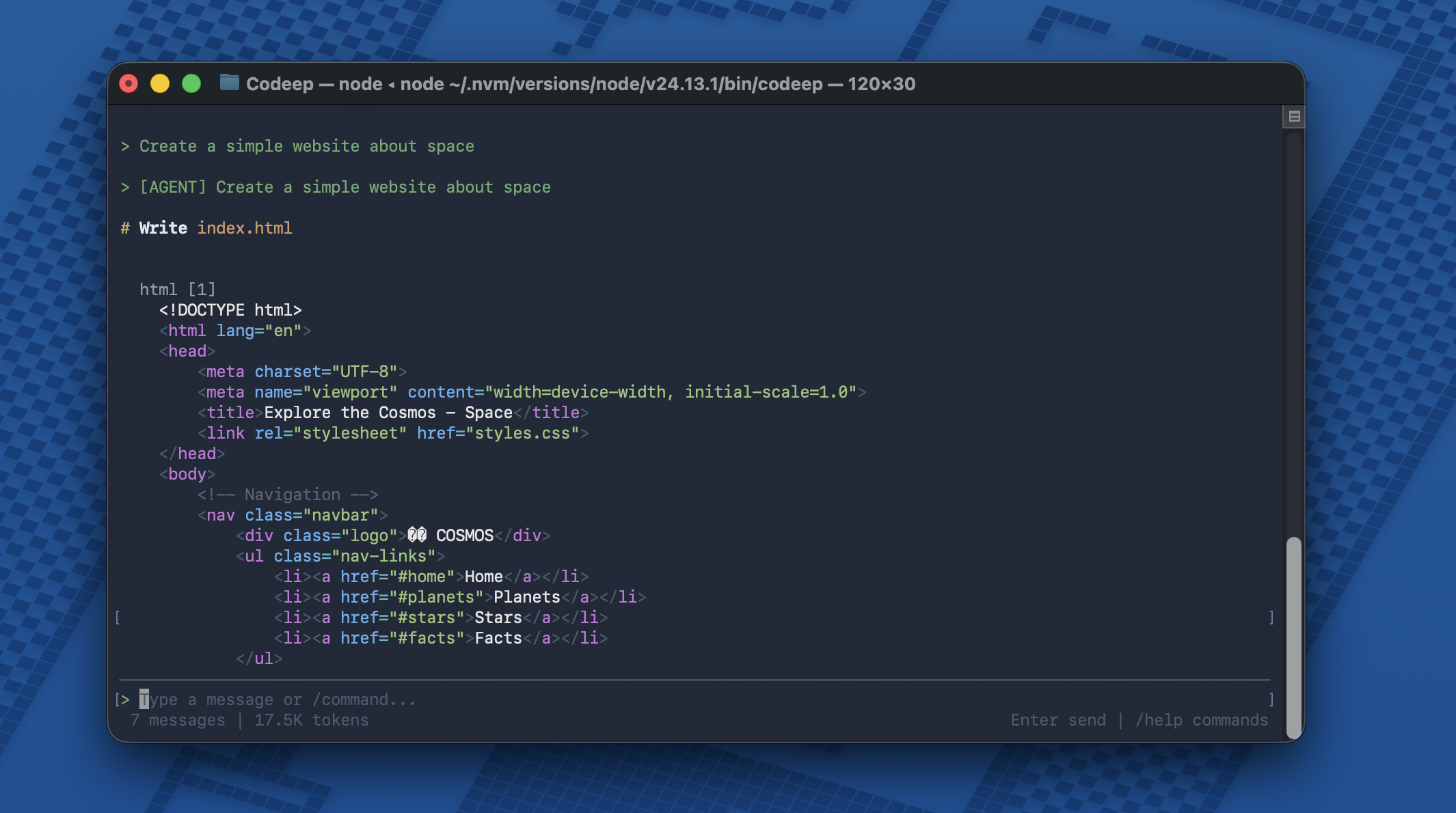 Codeep - Screenshot 5 showing product features and functionality