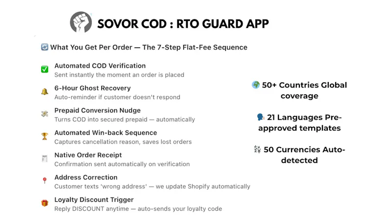 Sovor COD: RTO Guard screenshot 2