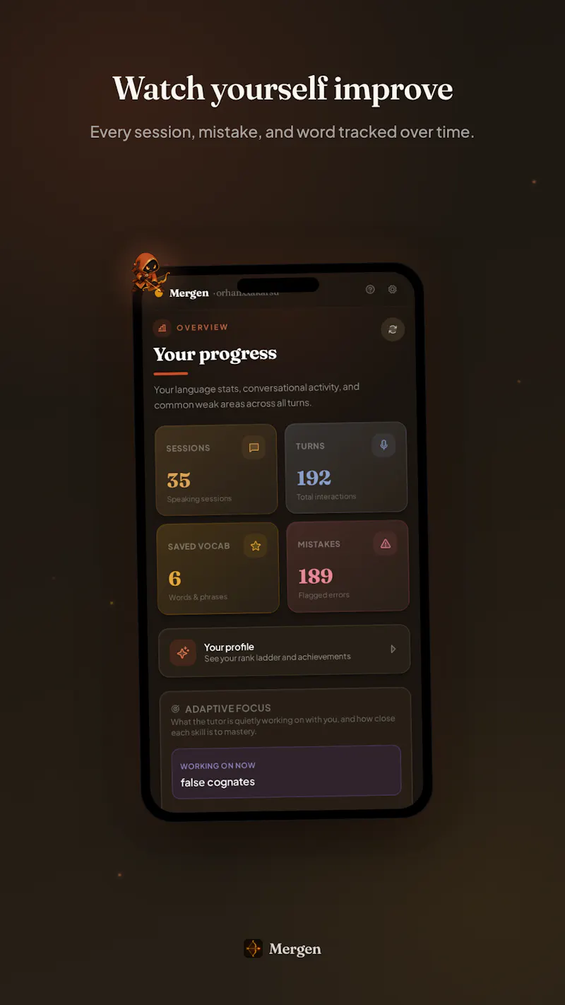 Mergen: AI English Tutor screenshot 8