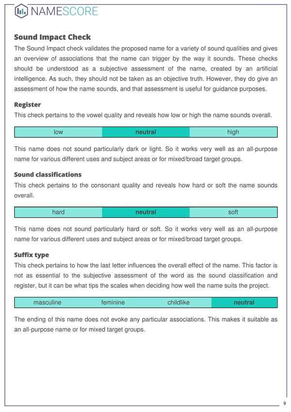 NameScore gallery image