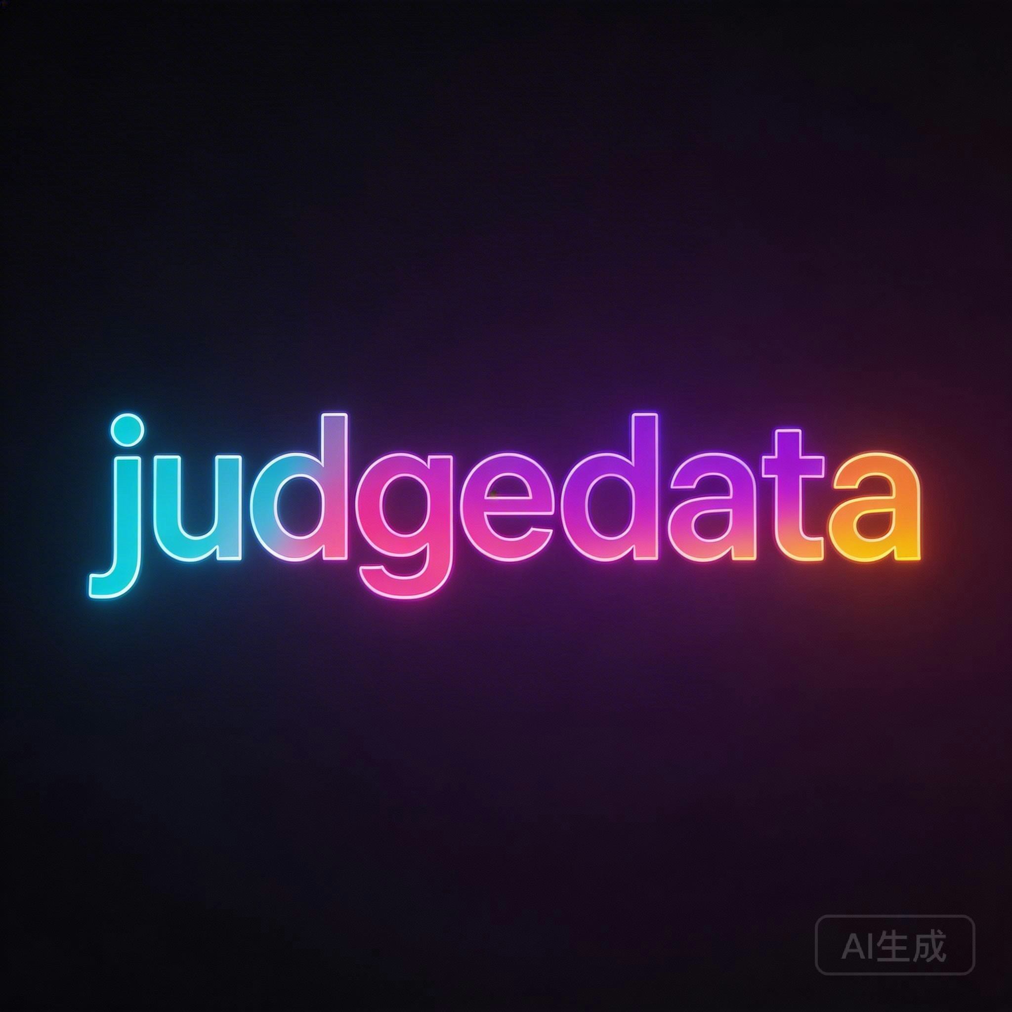 judgedata - Product Hunt launch logo and brand identity