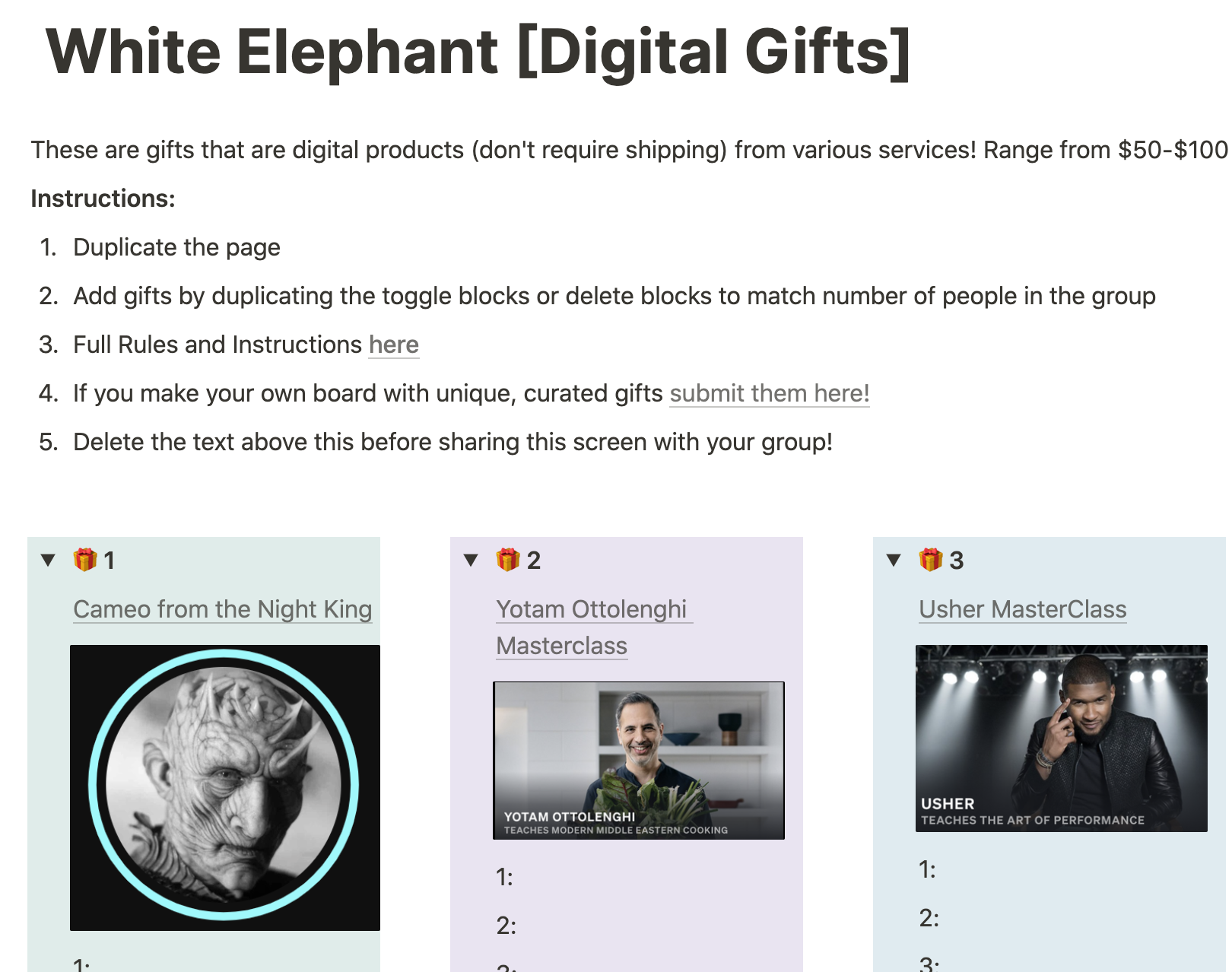 Virtual White Elephant gallery image