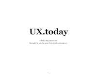 UX Today media 1