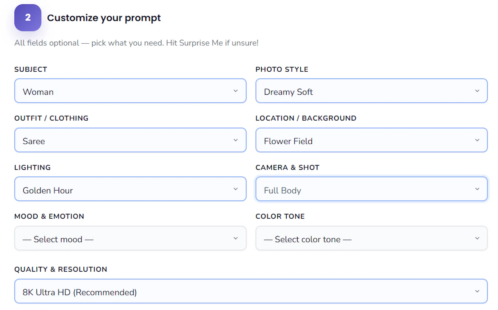 AI Photo Prompt Generator screenshot 2