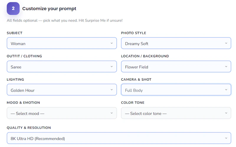AI Photo Prompt Generator screenshot 2