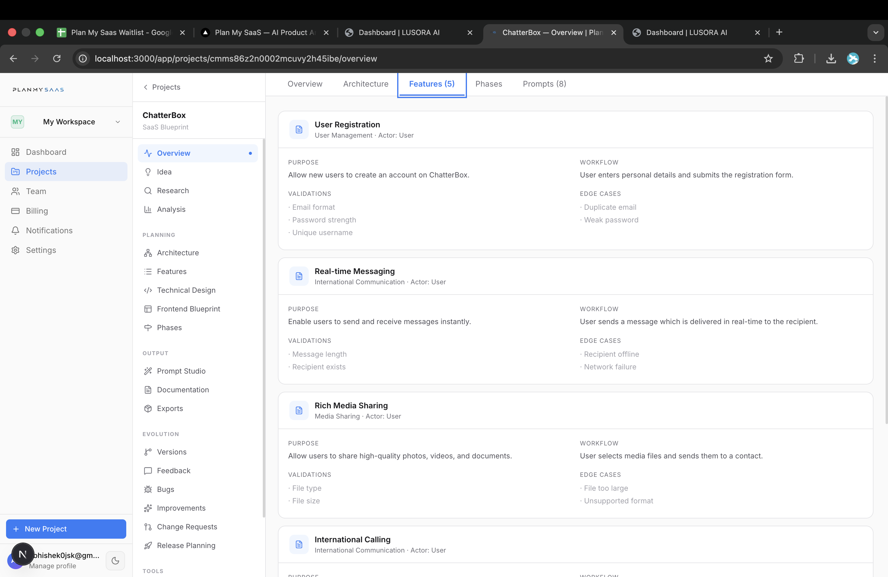 PlanMySaaS  gallery image