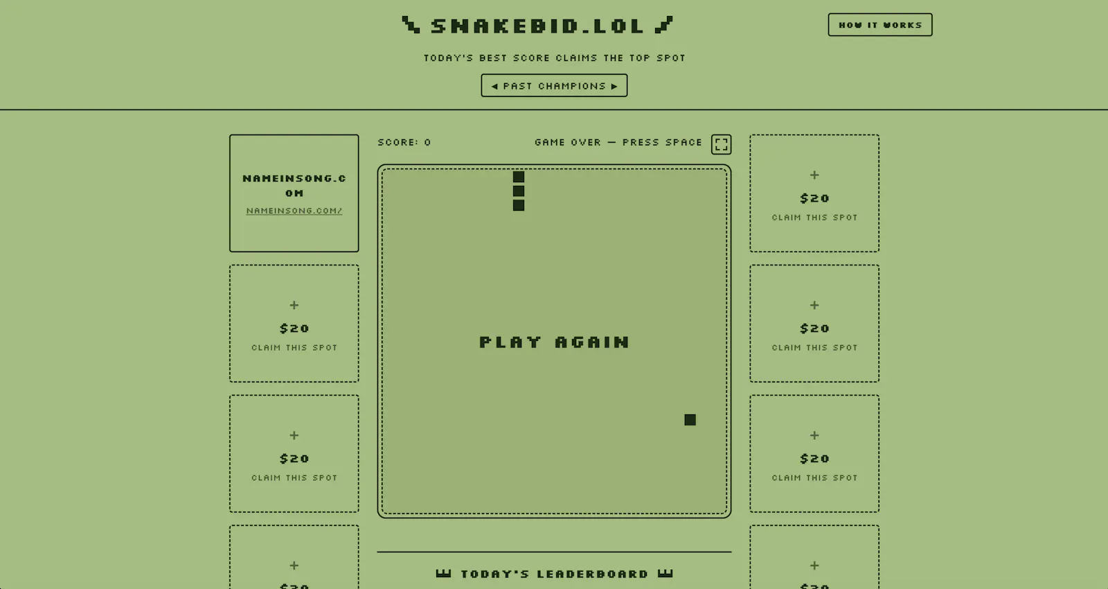 snakebid.lol screenshot 2