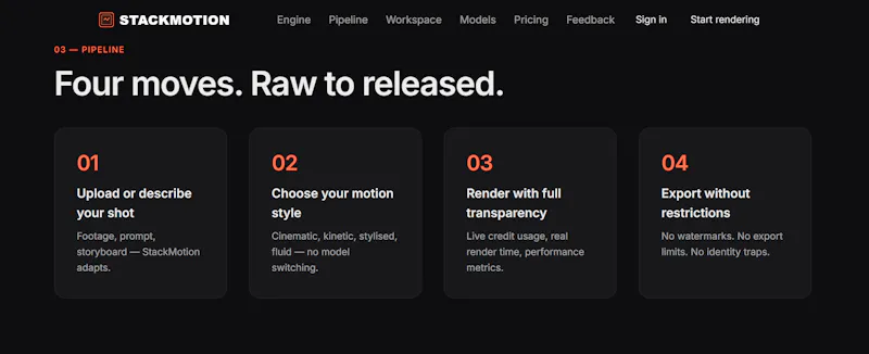 StackMotion screenshot 1