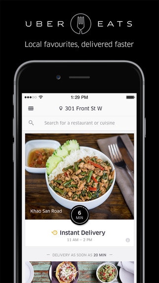 UberEATS for iOS gallery image